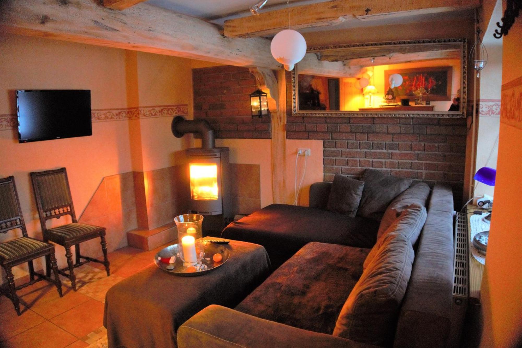 Altes Landhaus Oste, Klavier Appartement, 2 Zimmer Mit Kamin Hemmoor Dış mekan fotoğraf